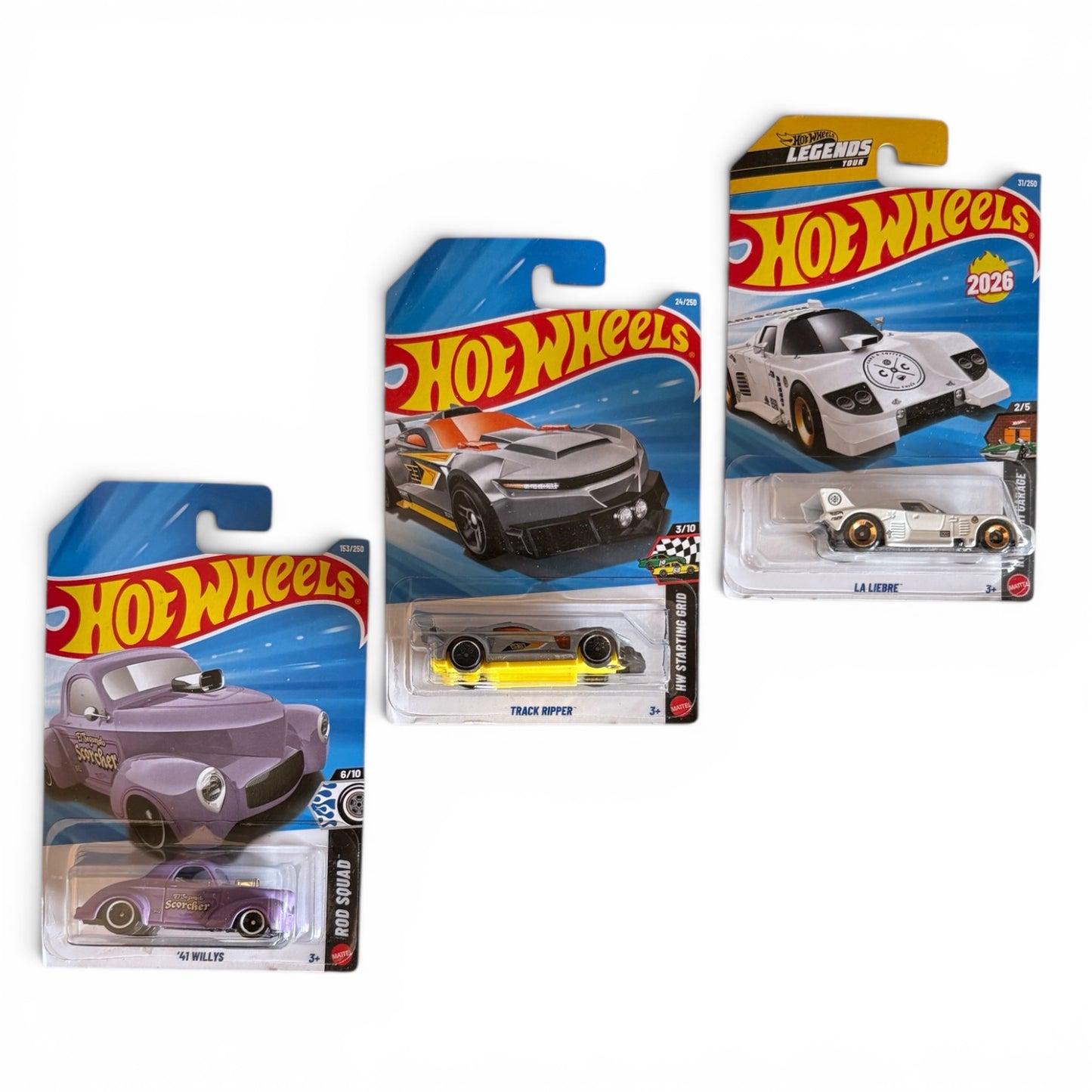 Hotwheels H-Case combo of 3, H3001