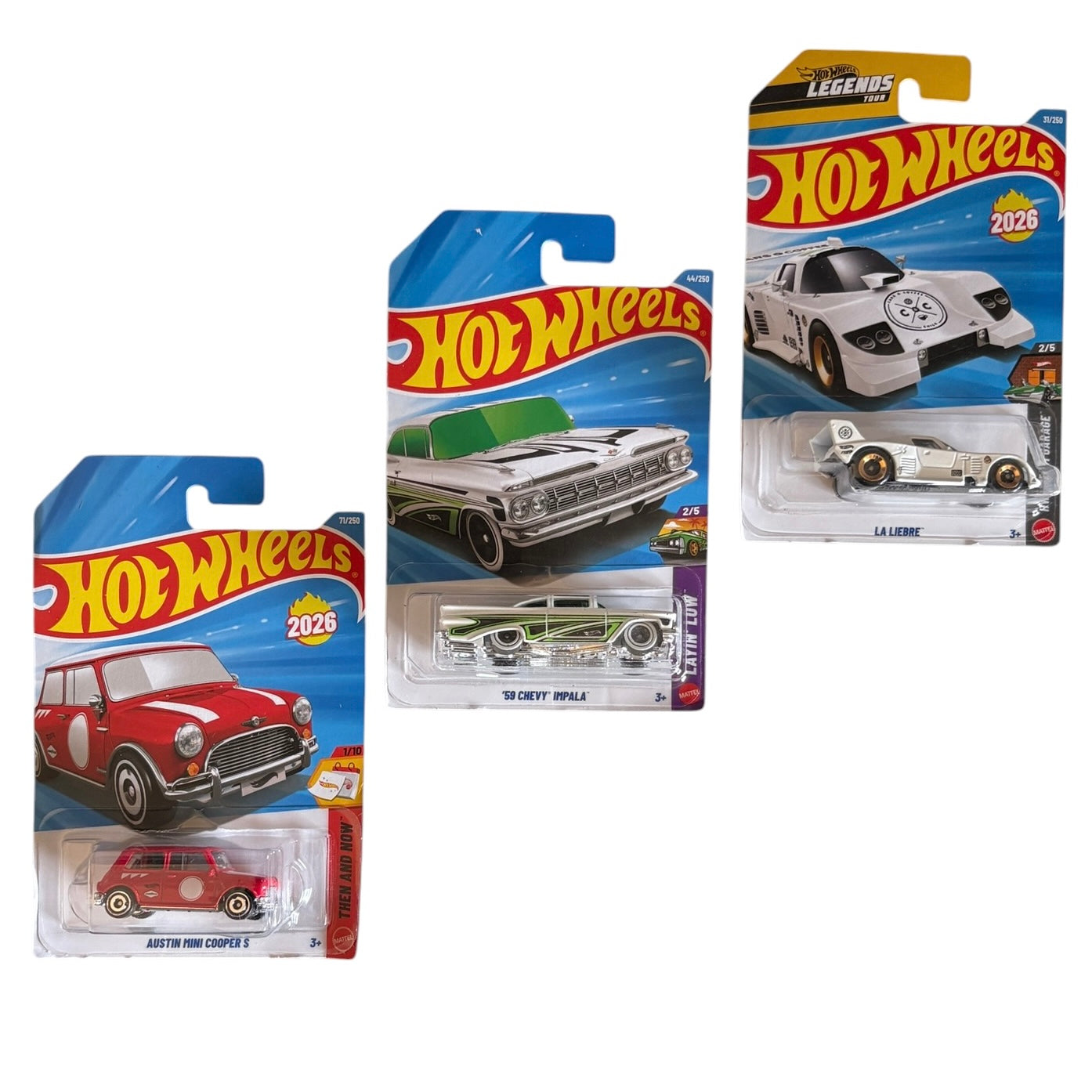 Hotwheels H-Case combo of 3, H3005