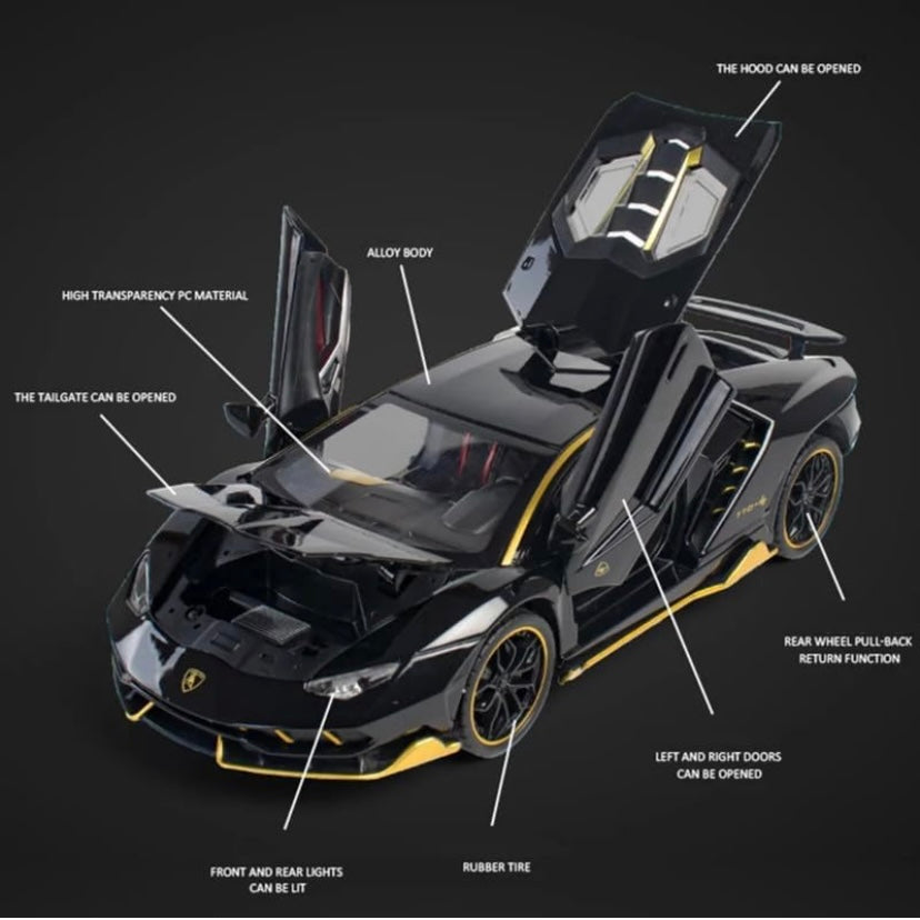 1:24 Lambo Sports diecast car