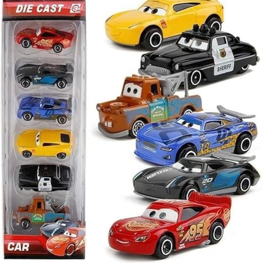 Mini Metal Die Cast Car Set of-6