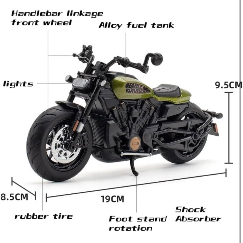 1:12 Harley Bike scale model
