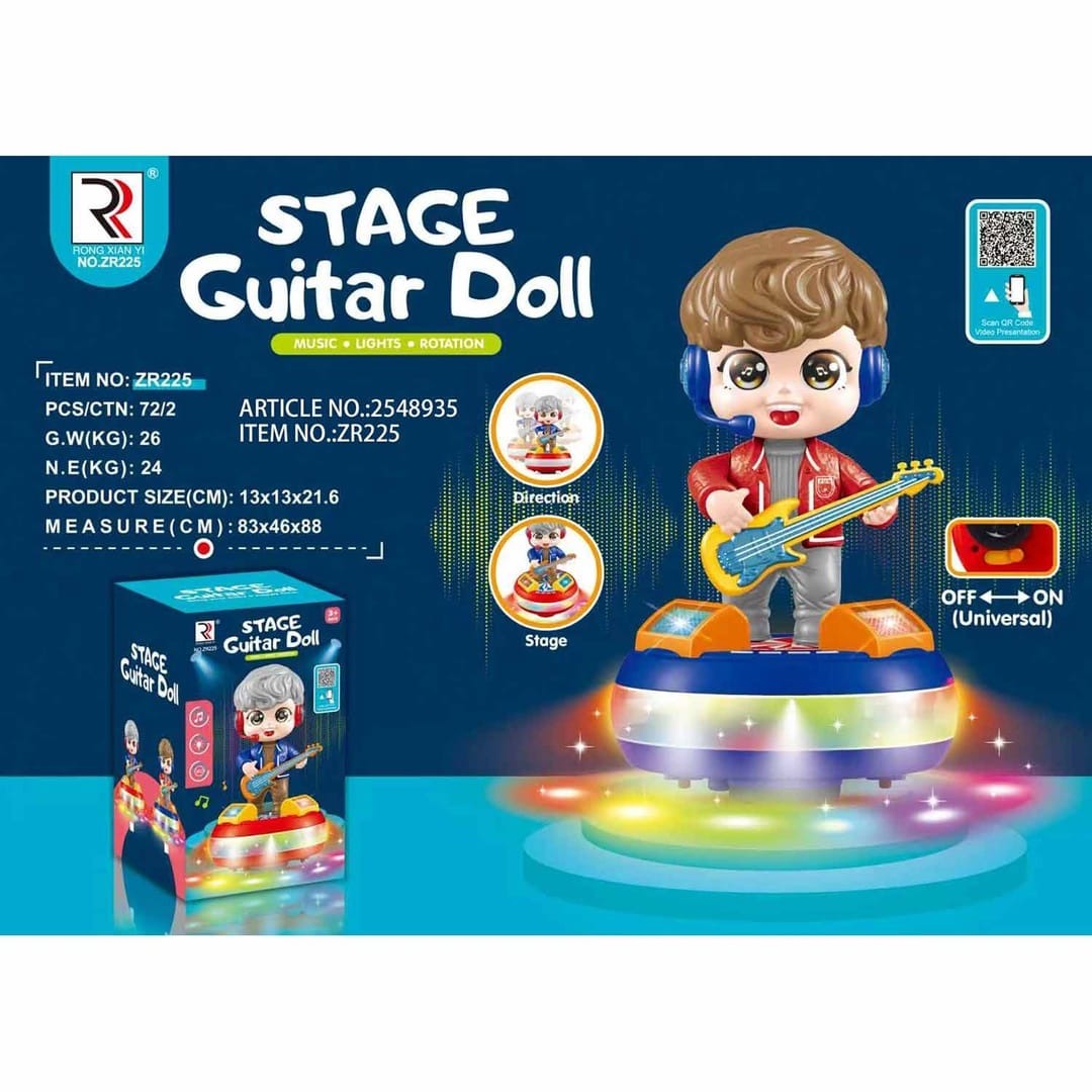 Stage Guitar Electric Doll Lights and Music