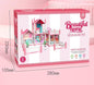 Doll House for Girls  4 Rooms Playhouse with 2 Dolls Toy Figures
