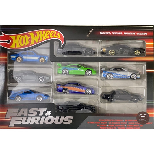 Fast and furious hotwheels set 10pcs-ONLY PREPAID ACCEPTED