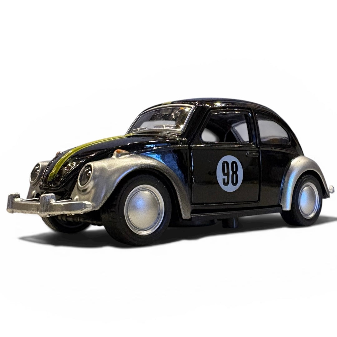 1:36 VW Beetle Diecast Scale Model Alloy Metal  Black