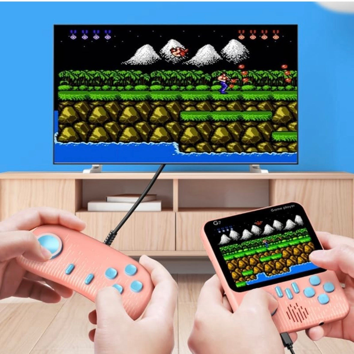 Retro Classic Game Box G7 - 3.5 Inch Screen,666 in1 Games