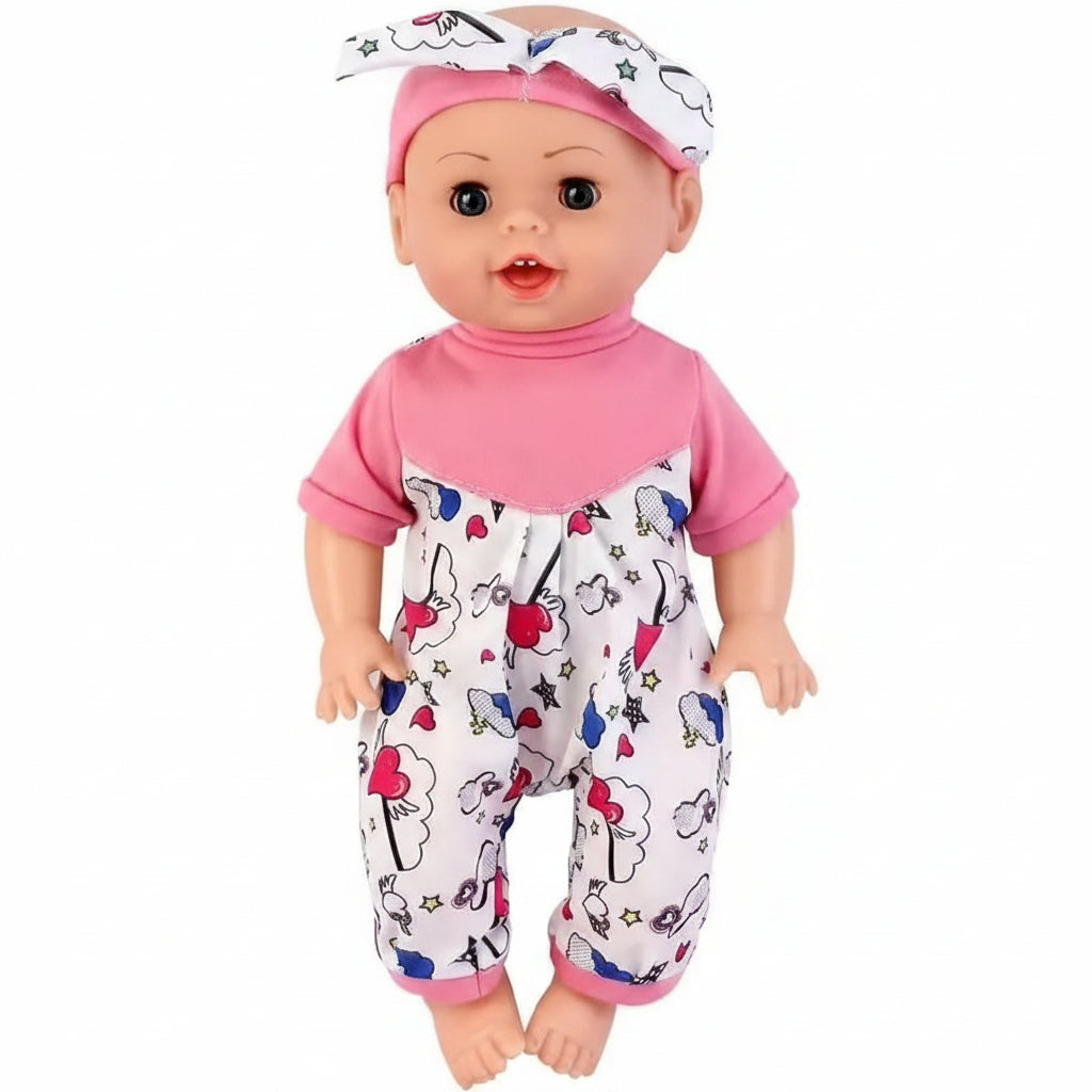 Baby Doll Toy with Feeding Bottle and accessories