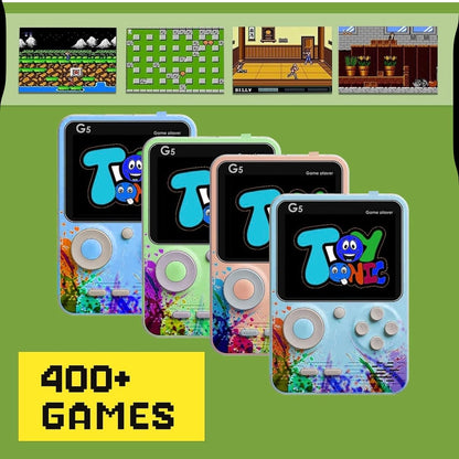 G5 Game with Remote Retro Handheld Game Console with Remote Control | 400+ Classic Built-in Games