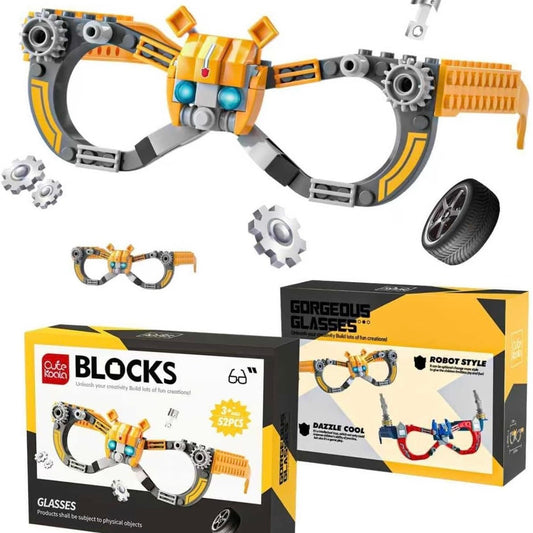 Mech Robot Glass Building Block Set