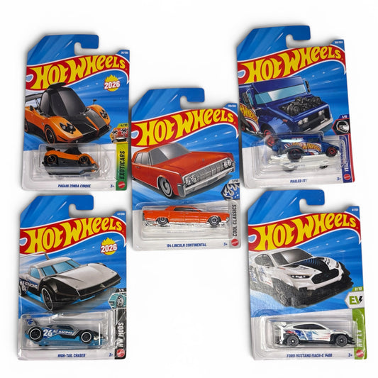Hotwheels H-Case combo of 5, H011