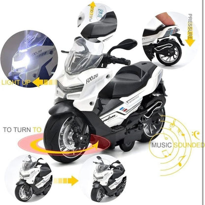 Diecast motorbike scooty 1:14
