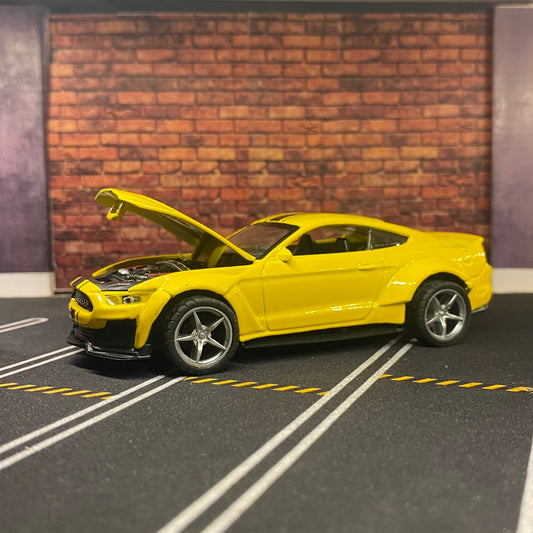 mustang diecast scale model car