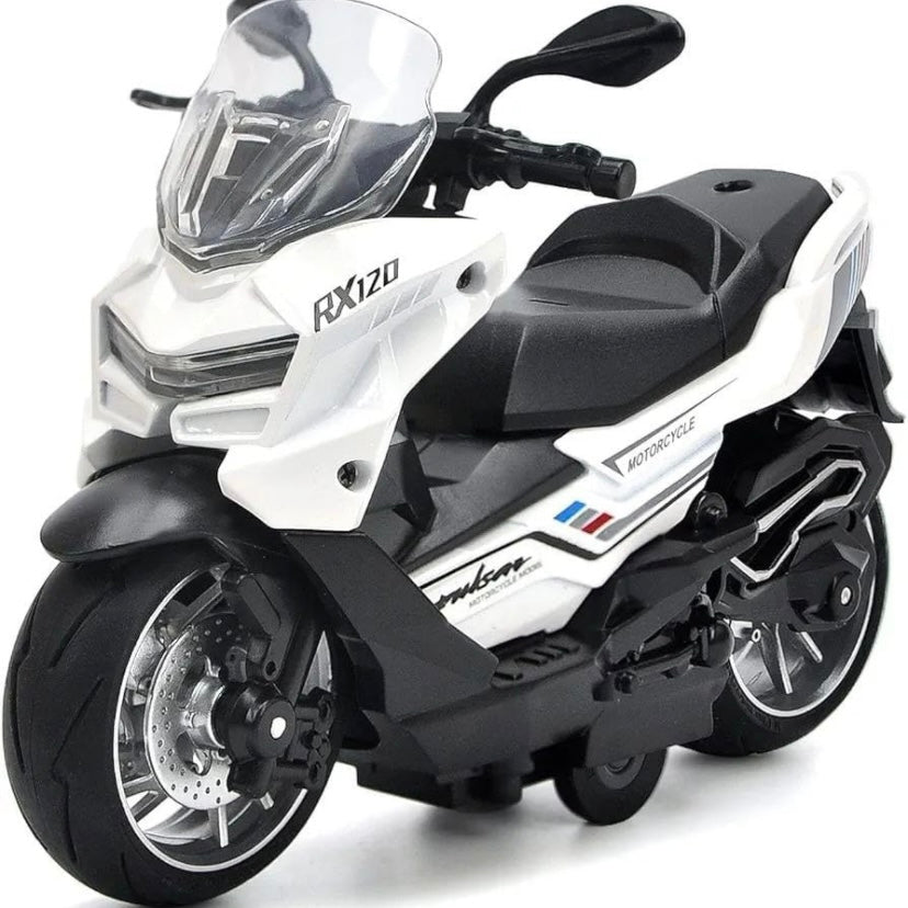 Diecast motorbike scooty 1:14