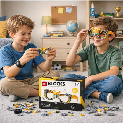 Mech Robot Glass Building Block Set