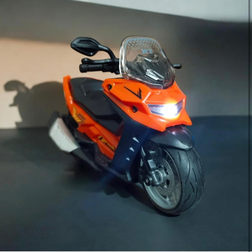 Diecast motorbike scooty 1:14