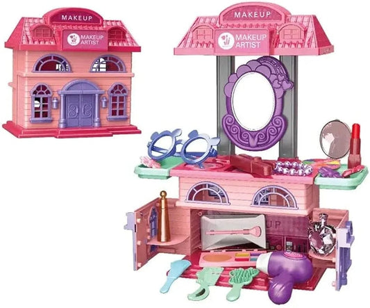 DIY 2-in-1 Princess Makeup Vanity Playset – 31PCS makeup accessories