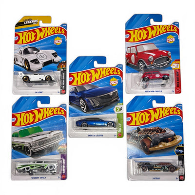 Hotwheels H-Case combo of 5, H013