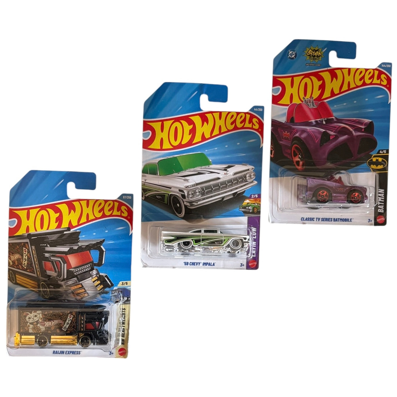 Hotwheels H-Case combo of 3, H3019