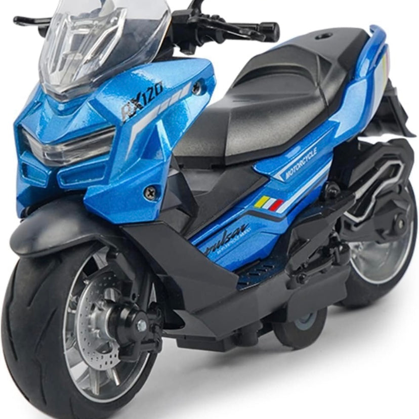 Diecast motorbike scooty 1:14