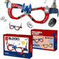 Mech Robot Glass Building Block Set (Red)