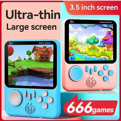Retro Classic Game Box G7 - 3.5 Inch Screen,666 in1 Games