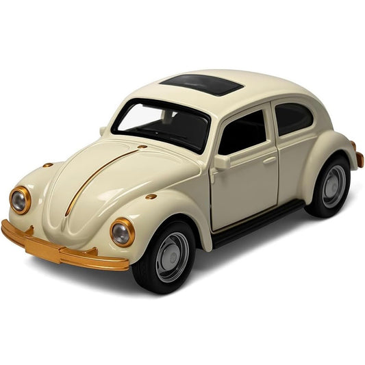 Classic Vintage Beetle-Style Die-Cast Car