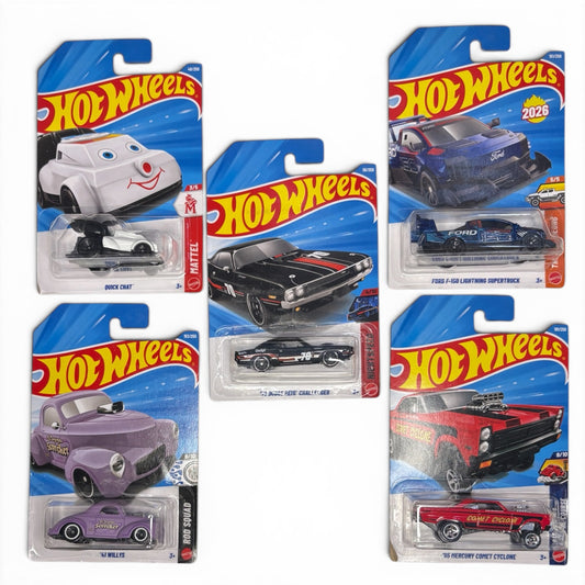Hotwheels H-Case combo of 5, H007