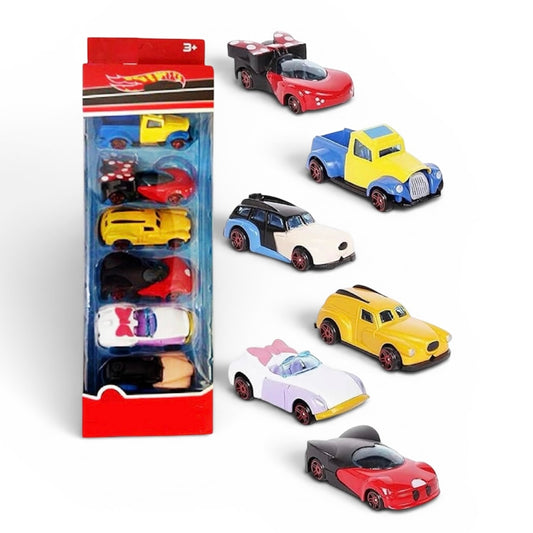 Mouse and Friends Car Play Set of 6 pcs Diecast Toy Car