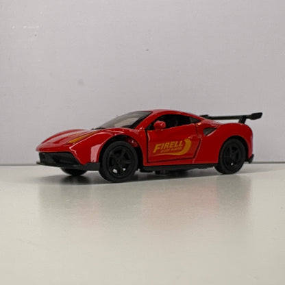 Mini Metal Die-Cast Toy Sports Car | Durable Body Openable Doors & Hatch