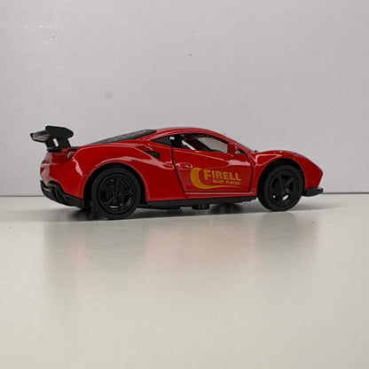 Mini Metal Die-Cast Toy Sports Car | Durable Body Openable Doors & Hatch