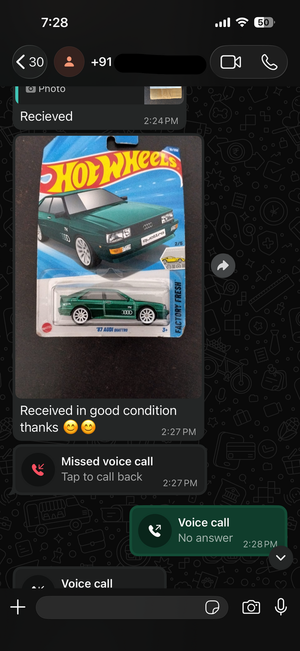 Rohit WhatsApp review