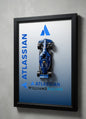 Atlassian williams racing Formula 1 hotwheels frame