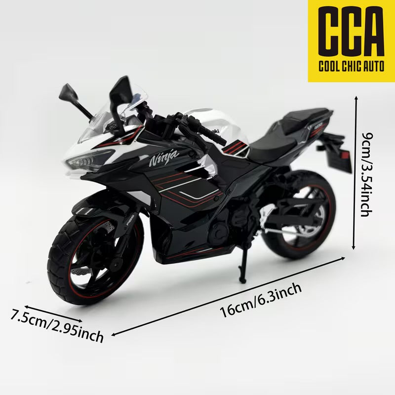 CCA 1:12 Kawasaki Ninja 400 diecast metal bike