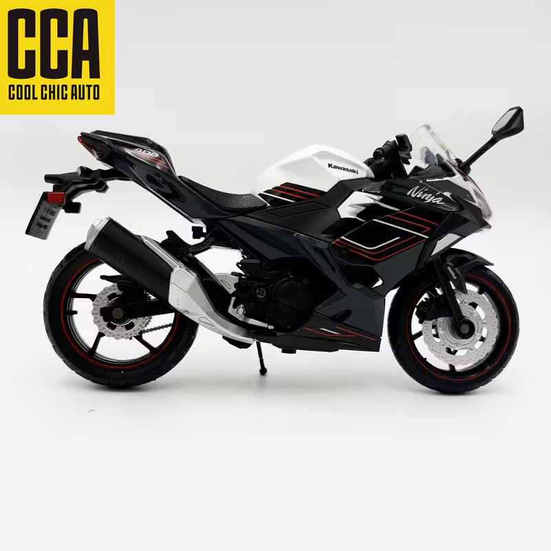 CCA 1:12 Kawasaki Ninja 400 diecast metal bike