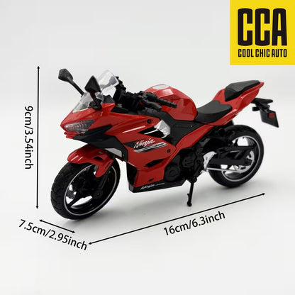 CCA 1:12 Kawasaki Ninja 400 diecast metal bike