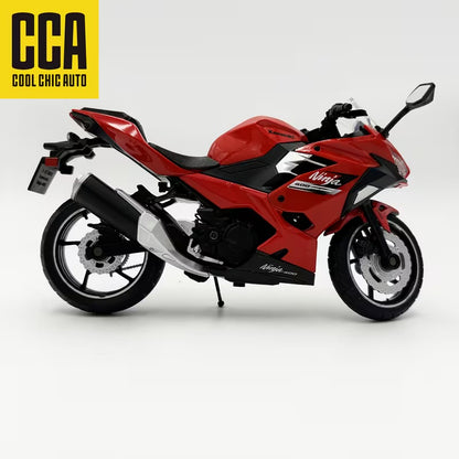 CCA 1:12 Kawasaki Ninja 400 diecast metal bike
