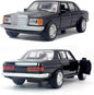 Vintage Benze W123 Metal Diecast Sedan Car Toy – 1:36 Scale - Black