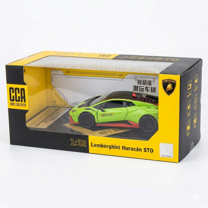 CCA Official Licensed Lamborghini Huracàn STO 1:32 Scale model Diecast car Green