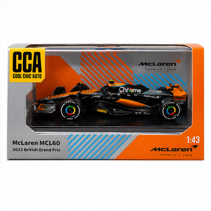 CCA McLaren MCL60 2023 British Grand Prix Scale - 1:43 ready for display