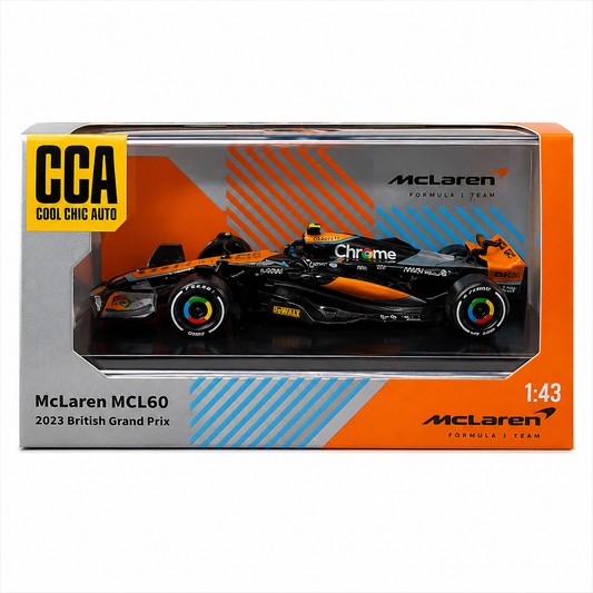 CCA McLaren MCL60 2023 British Grand Prix Scale - 1:43 ready for display