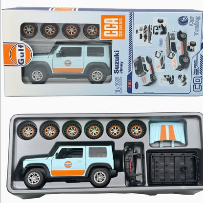 CCA Gulf Suzuki Jimny Diecast Model Car 1:43 - 2 in 1 Tuning Set