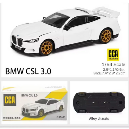CCA BMW 3.0 CSL 1:64 scale white