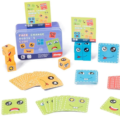 Kiddie Galaxia® Smiley Face Emoji Cube Face Changing Game