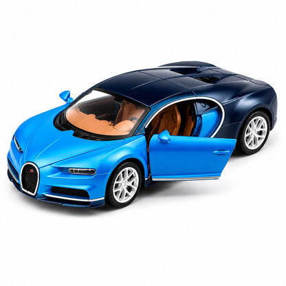 Diecast modern Car 1:36 Scale Open Door Model Blue