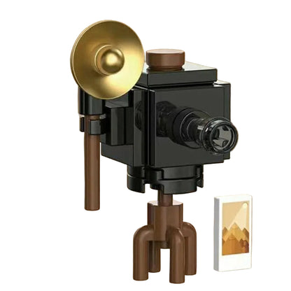 Decool 3D DIY Household Mini-Furniture Blocks for Decor - Vintage Camera