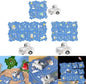 Astronaut Puzzle Track with Electric Racer Car Playset Educational Toy