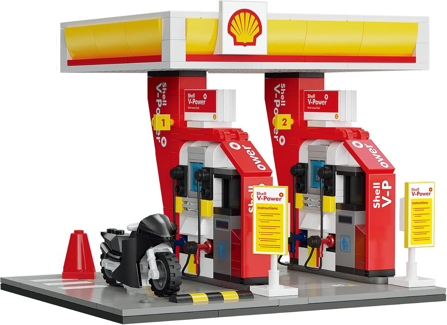 CaDA Shell retail station-305 pcs blocks