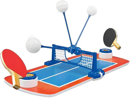 Table Tennis Battle Set, Ping Pong Game with Net, 2 Paddles and Balls