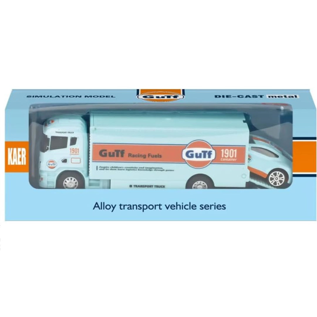 Alloy Oil Engineering Vehicle Toy Joint Series Simulation Container Trailer Transporter Diecast Model Truck Toys
