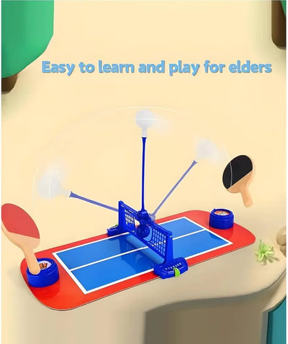 Table Tennis Battle Set, Ping Pong Game with Net, 2 Paddles and Balls